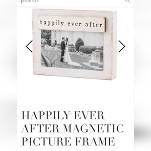 NWT Mud Pie Happily Ever After Magnetic Picture Frame